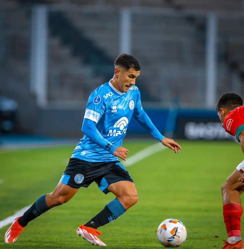Matías Marín en acción por Belgrano de Córdoba. (Foto: Instagram).