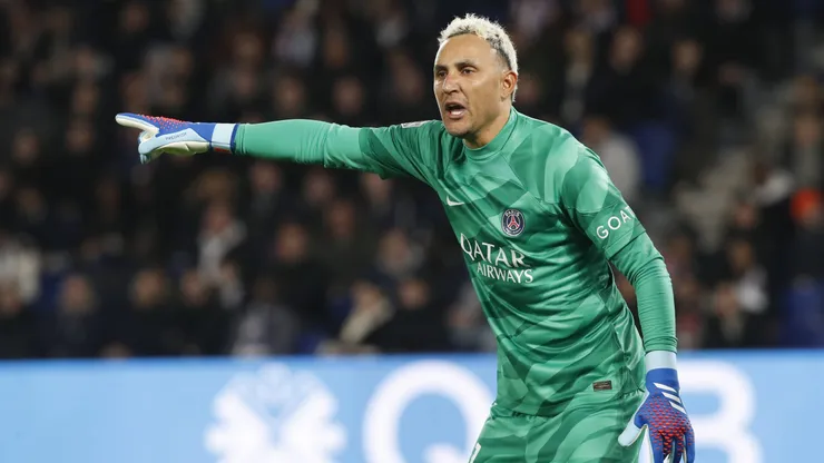 Keylor Navas en el PSG.