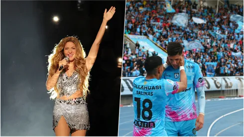 La cantante hizo cambiar el escenario para Deportes Iquique.