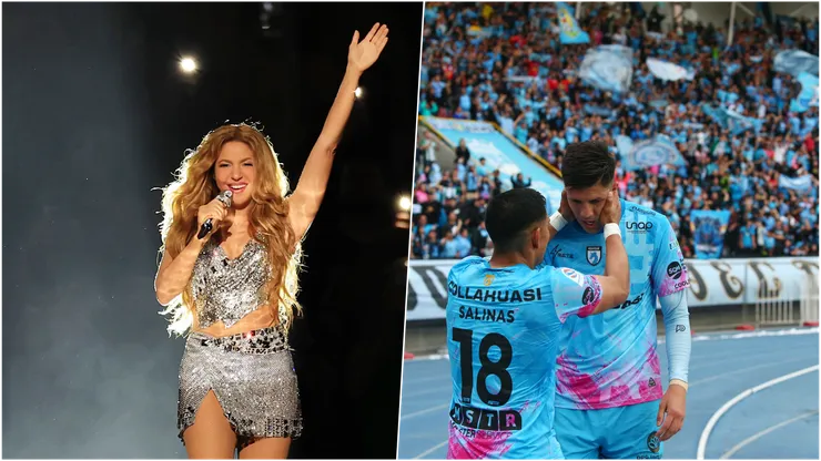La cantante hizo cambiar el escenario para Deportes Iquique.