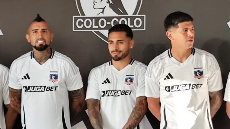 Marcos Bolados fue modelo de la camiseta de Colo Colo