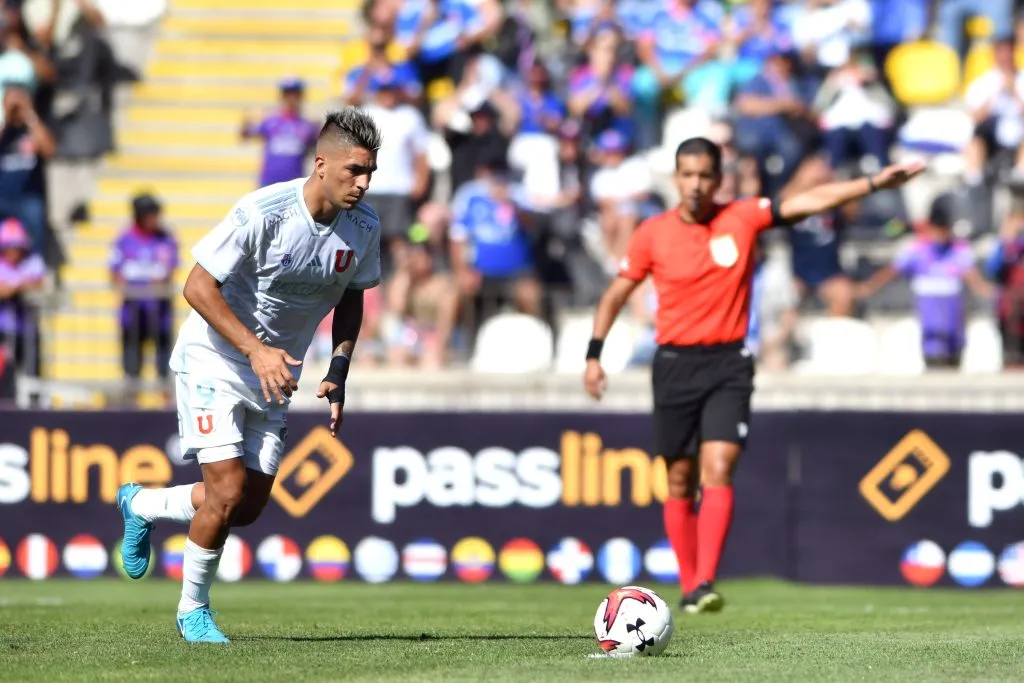 Leandro Fernández quiere romperla en la Copa Libertadores con la U. Foto: Alejandro Pizarro Ubilla/Photosport