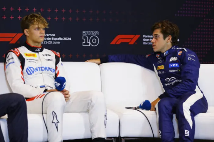 Paul Aron y Franco Colapinto compitieron en la F2. (Foto: Getty Images).