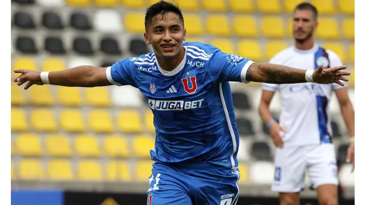 Nicolás Guerra lideró el triunfo de la U ante Godoy Cruz.