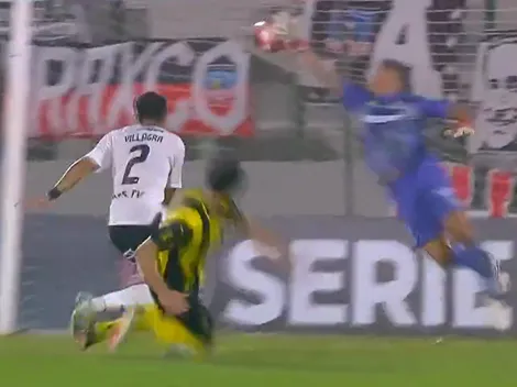 Tranquilo y débil: el partido de Brayan Cortés ante Peñarol