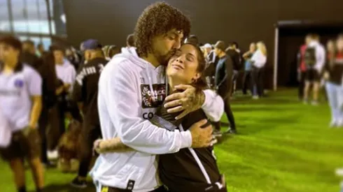 La esposa del Peluca Falcón respondió a un tuitero que le dejó un amenazante recado.