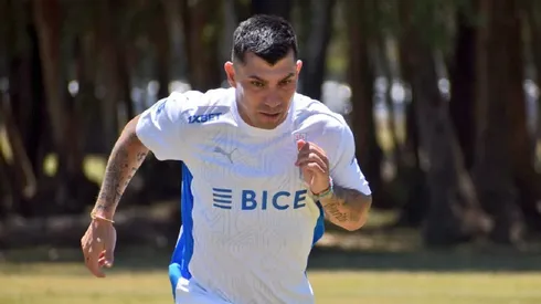 Primer entrenamiento de Gary Medel en la UC.