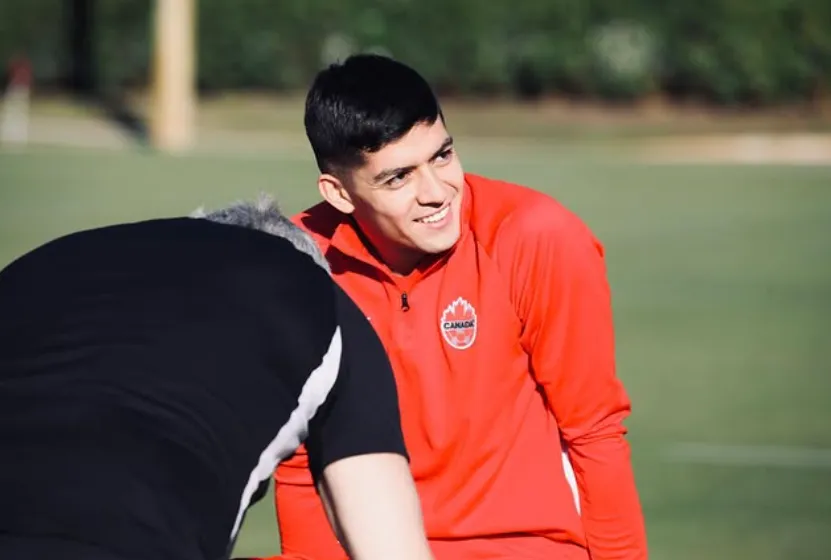 Cristián Gutiérrez en la selección de Canadá. (Foto: Canadá).
