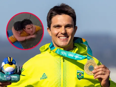 Obtuvo oro en Santiago 2023 y hoy es héroe tras rescatar a una mujer