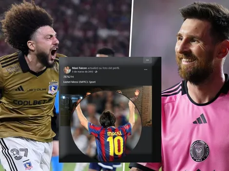 Maxi Falcón contó su gran anécdota en Facebook con Messi
