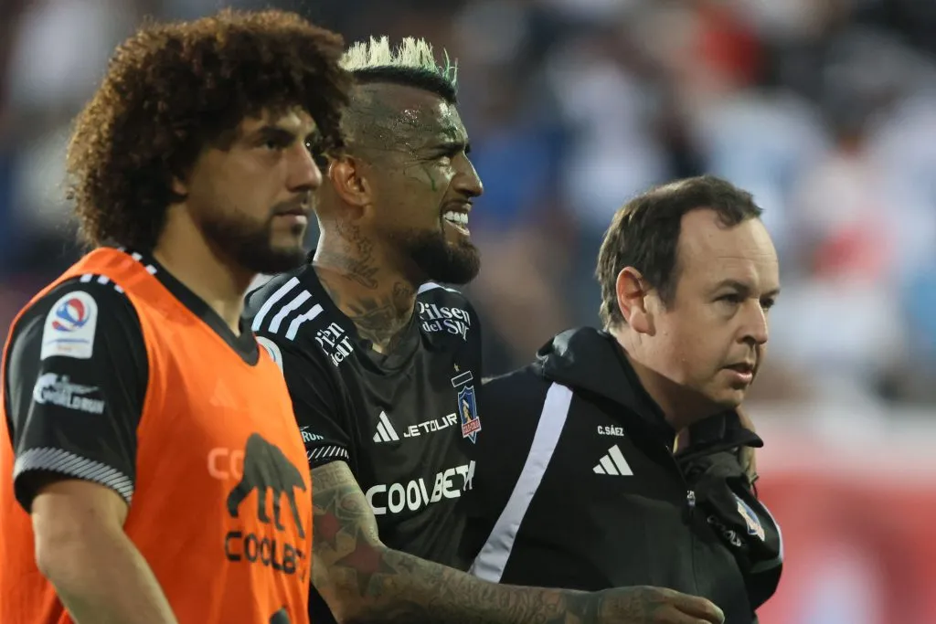 Vidal y Falcón compartieron buenos momentos en Colo Colo | Photosport