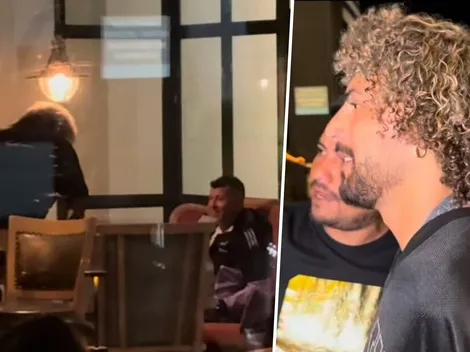 La fugaz despedida de Maxi Falcón en el hotel de Colo Colo