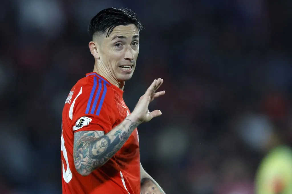 Rodrigo Echeverría en la selección chilena. (Andrés Piña/Photosport).