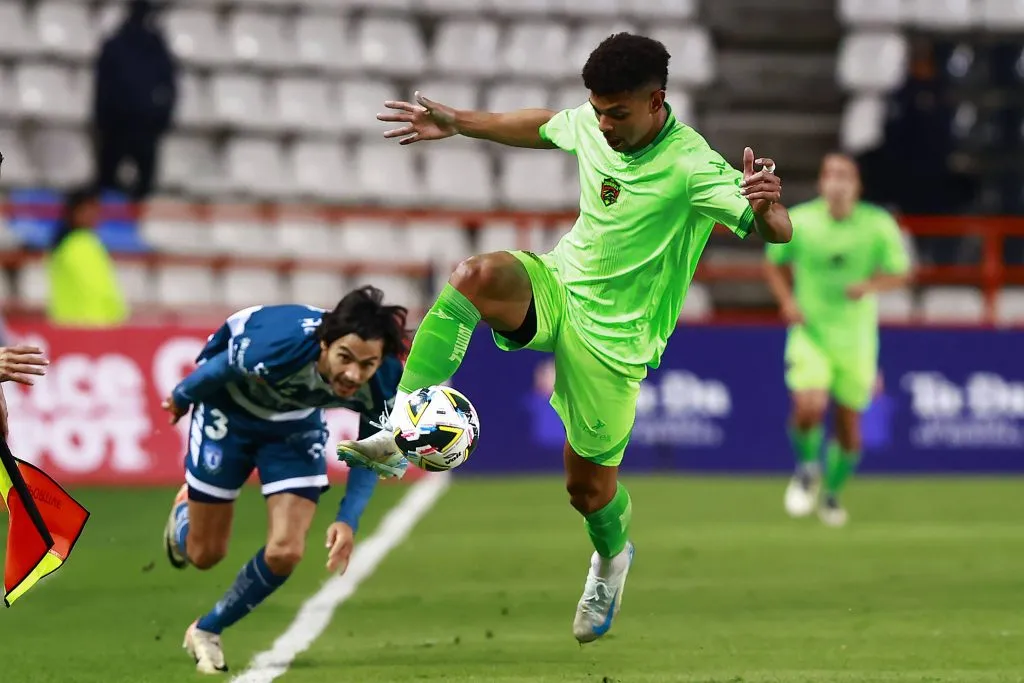 Diego Valoyes en acción por el Juárez FC. (Ulises Naranjo | Imago).