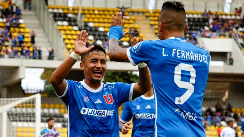 Nicolás Guerra y Leandro Fernández, los dos delanteros destacados de Universidad de Chile.