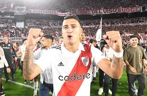 Suárez en River / Instagram.