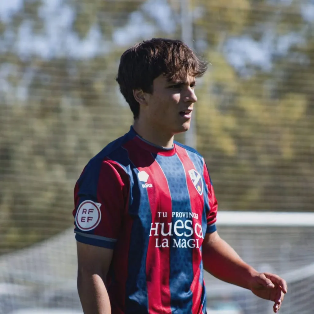 Chatiliez en el Huesca. Imagen: Instagram.