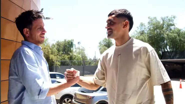 Nicolás Ramírez fue recibido por Manuel Mayo en la U.