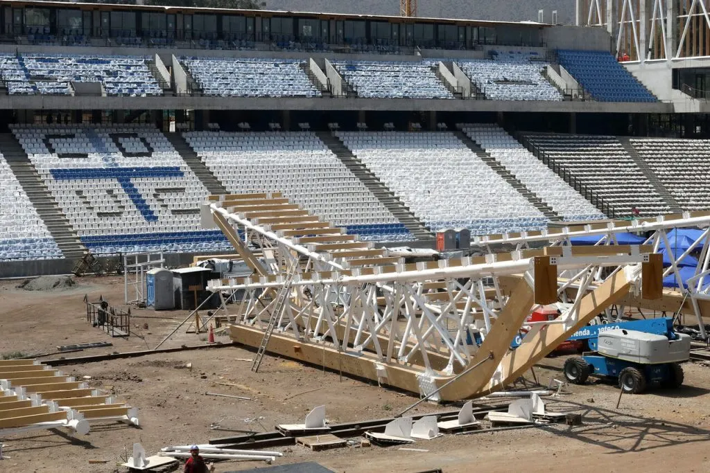 Así luce el nuevo estadio de la UC. Foto: Photosport
