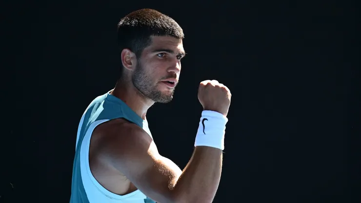Carlos Alcaraz en el Australian Open 2025