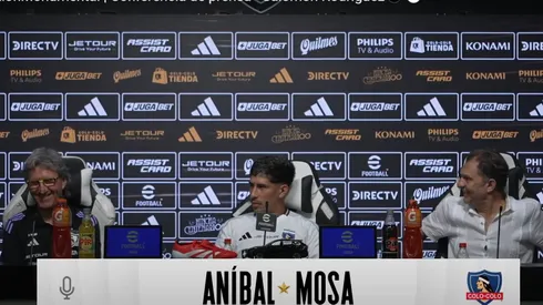 Mosa y Morón riéndose ante el tema de la denuncia en el TAS que abordó Universidad de Chile