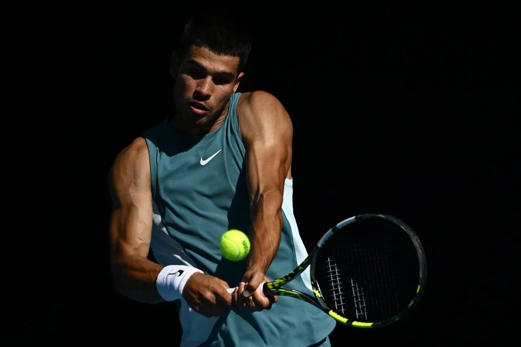 Carlos vs. Nuno Borges en el Australian Open 2025 (Getty Images).