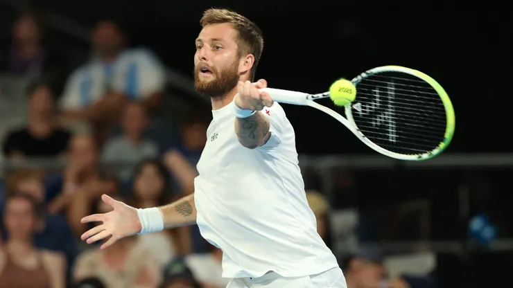 Corentin Moutet vivió el susto de su vida en el Australian Open.