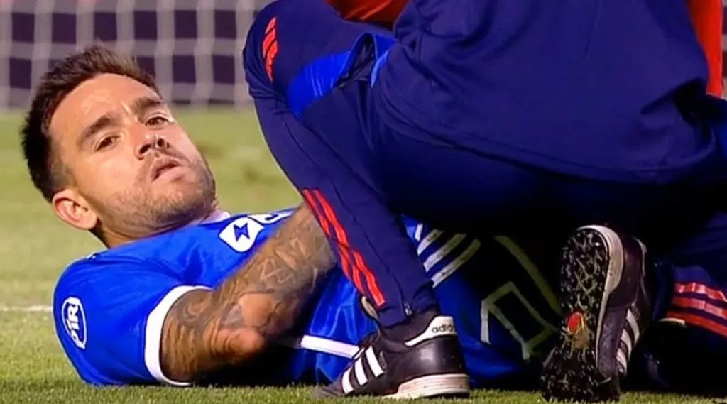 Matías Zaldivia queda marginado de la Supercopa en Universidad de Chile. | Foto: Captura. 