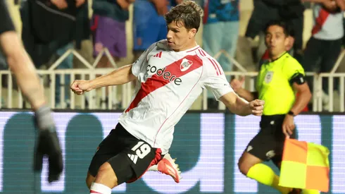 Gonzalo Tapia hizo su debut oficial con River Plate.