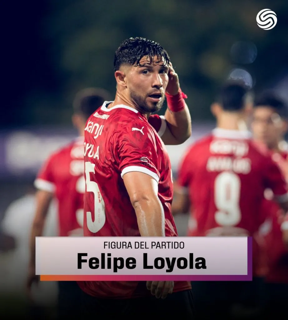 Felipe Loyola fue la gran figura de Independiente, que tuvo el debut de Luciano Cabral. Foto: Serie Río de La Plata.