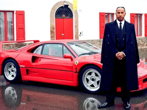 Hamilton cumplió el sueño del niño Lewis: su primer día en Ferrari