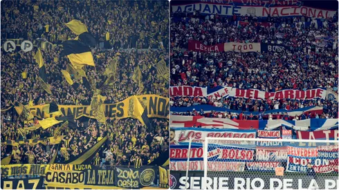 Peñarol y Nacional se enfrentaron a estadio lleno y con ambas hinchadas.
