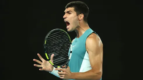 Carlos Alcaraz cayó frente a Novak Djokovic en el Australian Open.