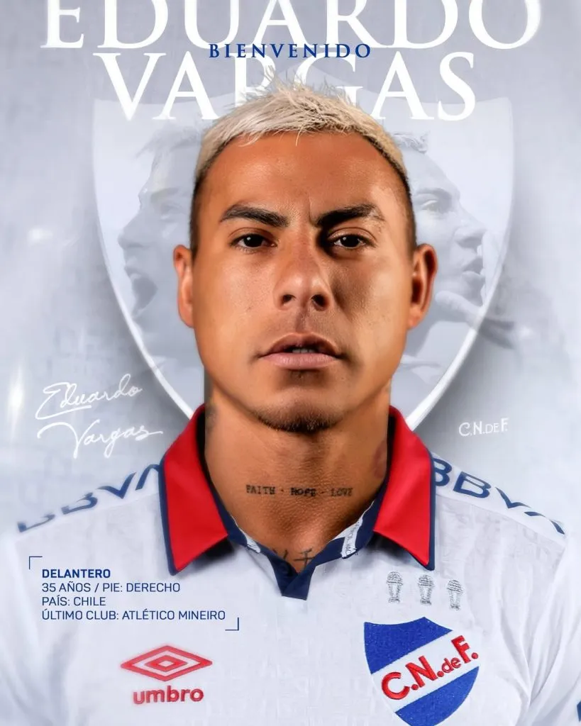 Eduardo Vargas será refuerzo de Nacional