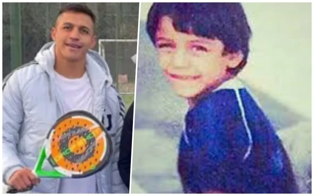 Alexis Sánchez con la camiseta de U de Chile.