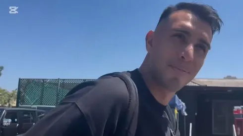 Rodrigo Contreras asistió a los exámenes médicos en la U.