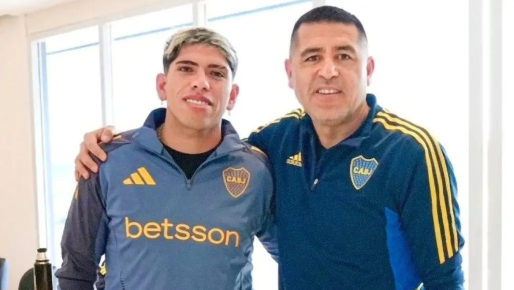 Palacios llegó a Boca Juniors gracias a la gestión de Riquelme