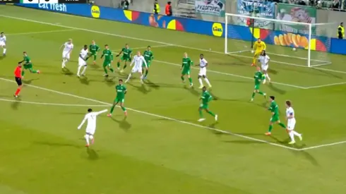 Darío Osorio abrió la cuenta para el Midtjylland en la Europa League con un tremendo golazo.