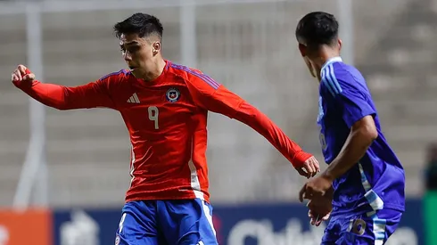 Damián Pizarro y la Roja Sub 20.