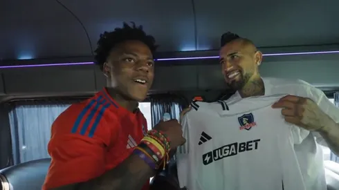 Arturo Vidal tuvo una interacción con el influencer Speed