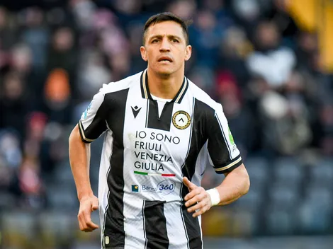 Udinese con Alexis Sánchez sufre dolorosa caída ante la Roma