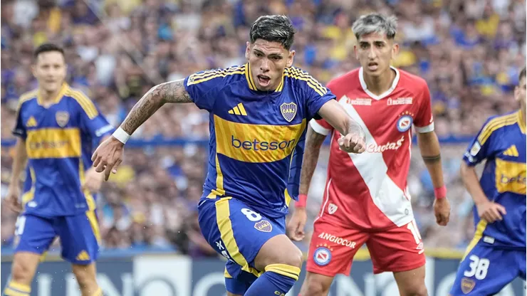 Carlos Palacios fue la gran figura de Boca Juniors en el empate ante Argentinos Juniors.