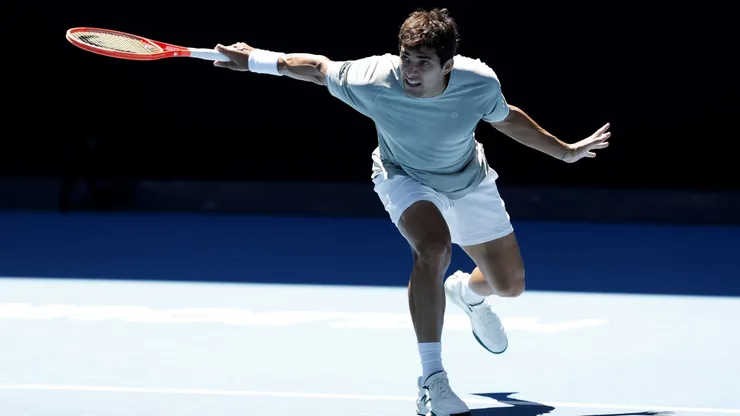Cristian Garin ganó cuatro partidos en Australia.