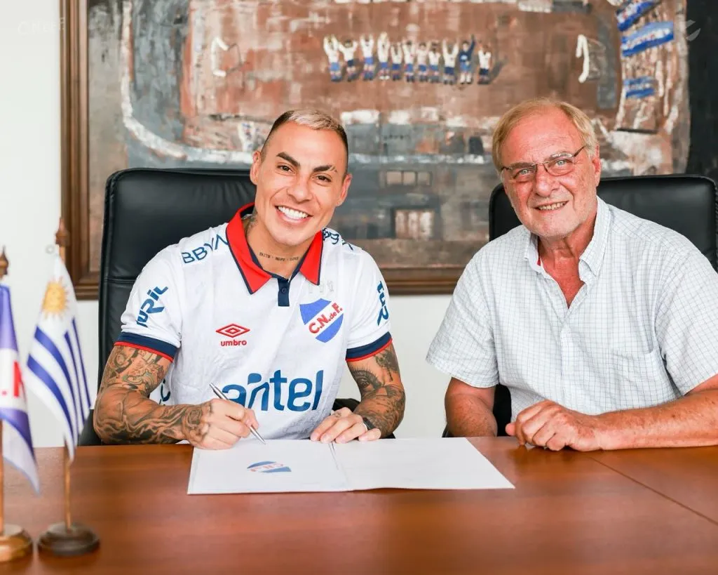 Edu Vargas es jugador de Nacional. Imagen: Instagram