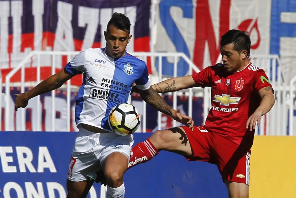 El día que Contreras se enamoró de la U. Imagen: Photosport