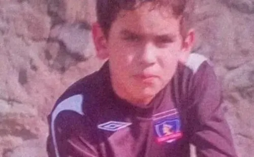 La foto de Vegas en Colo Colo cuando chico