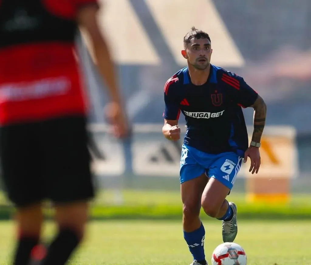 Nicolás Ramírez se apunta titular en U de Chile. Foto: U de Chile.