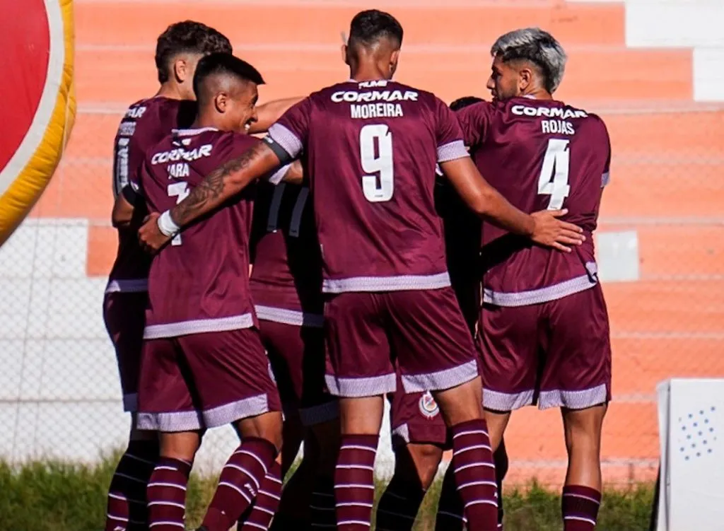 La Serena celebró el primer triunfo por la Copa Chile. Foto: La Serena.