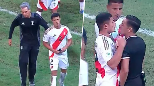 Villacorta no aguantó la derrota ante Chile y la agarró con el árbitro