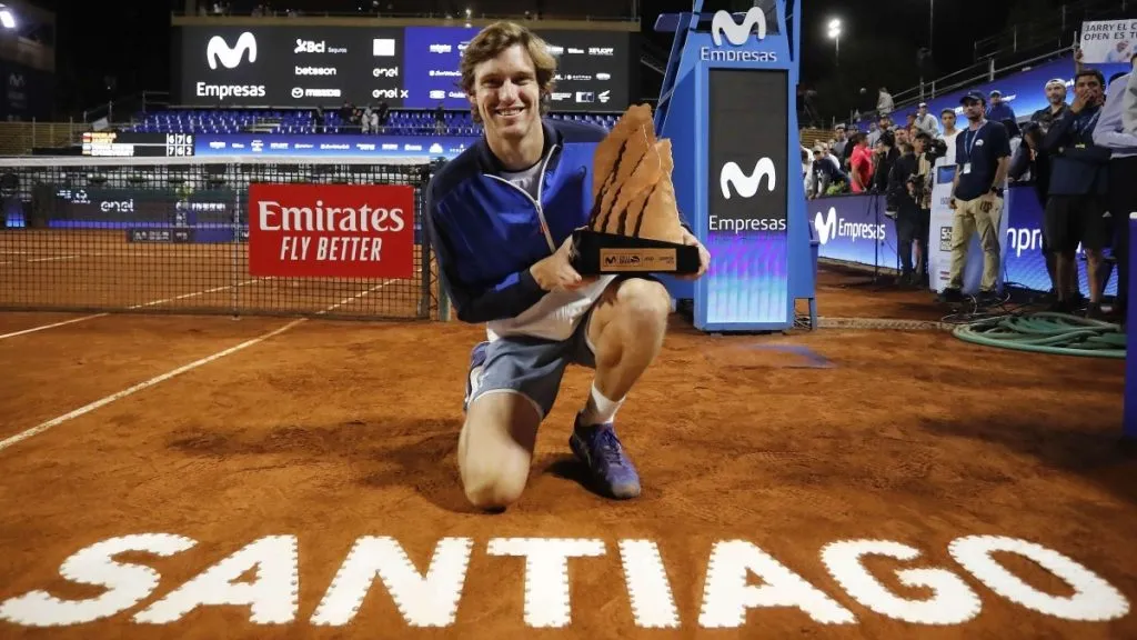 Nico Jarry fue campeón en arcilla del Chile Open el año 2023